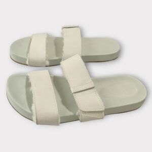 Eileen Fisher folk 2 slide sandal - white size 9